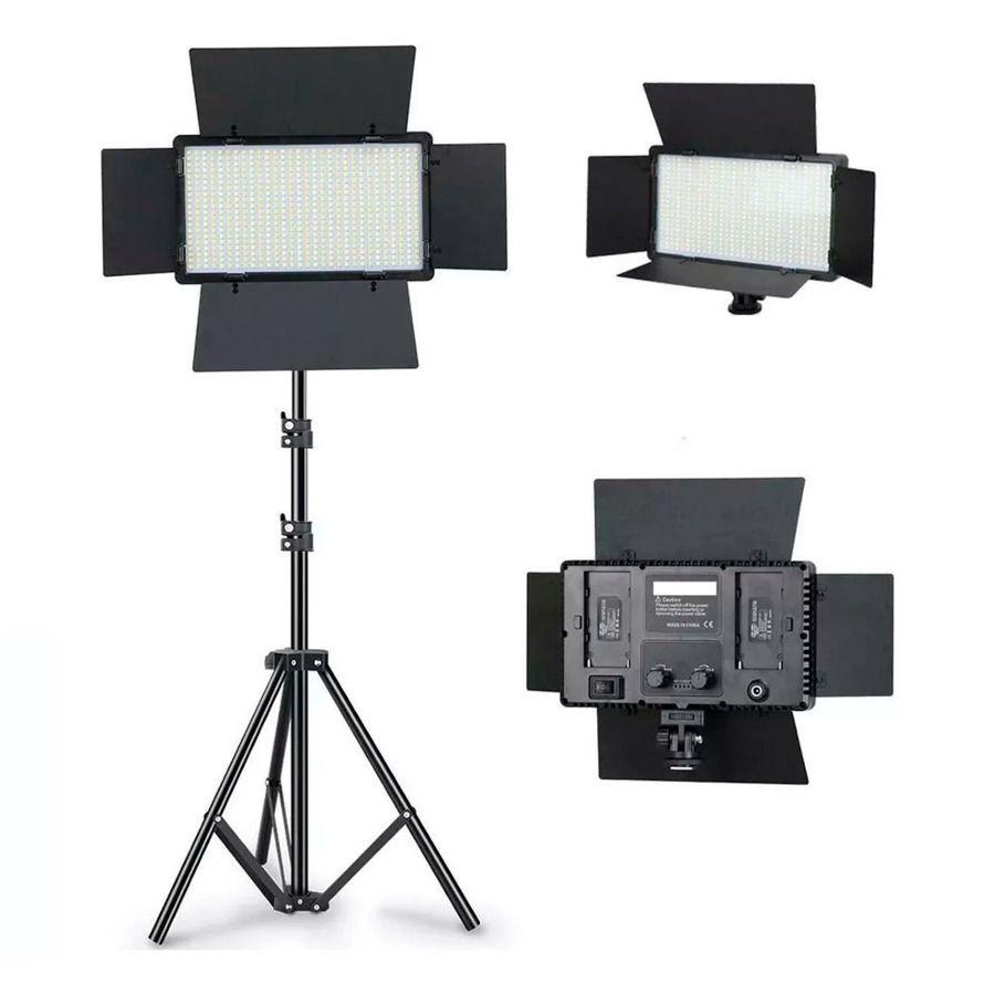 Kit Reflector Luz Profesional Videos Con Trípode Led 800-4