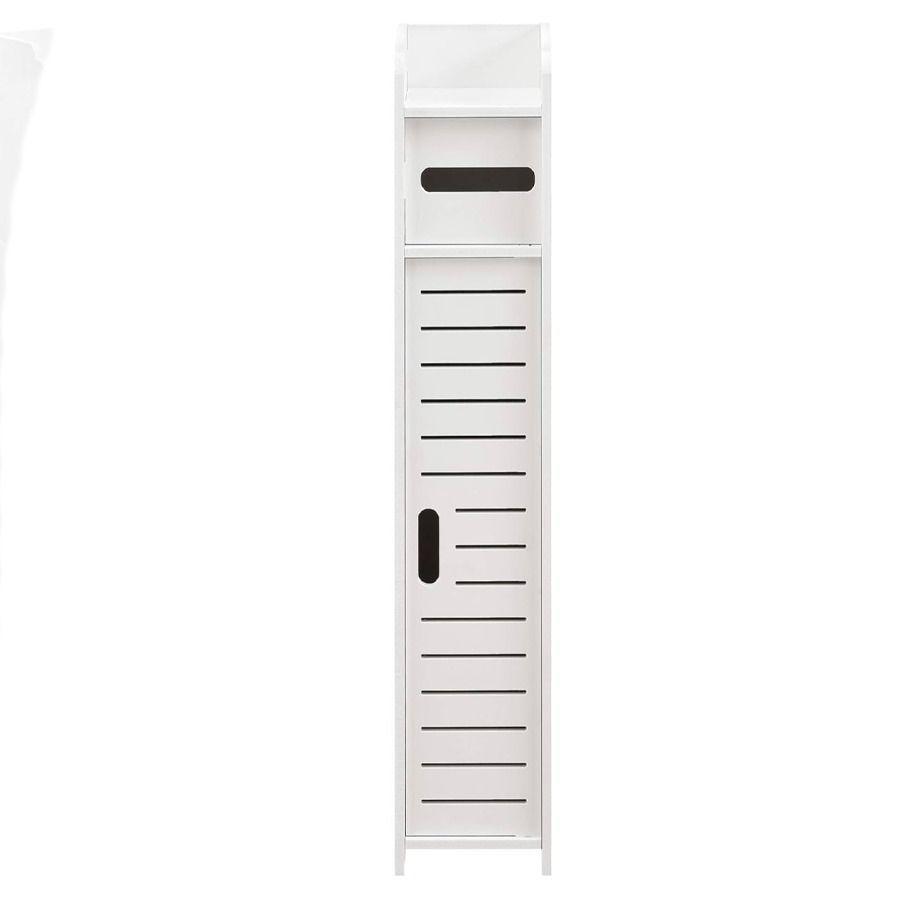 Estante Organizador De Baño Color Blanco 80X15X15cm-3