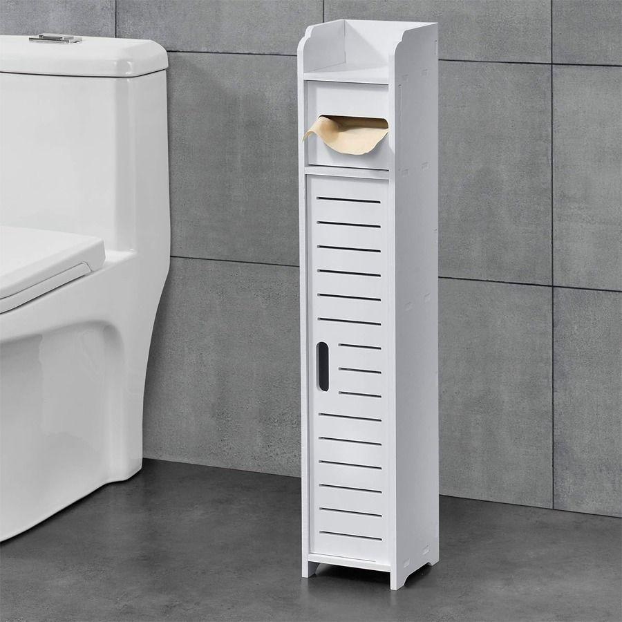 Estante Organizador De Baño Color Blanco 80X15X15cm-4