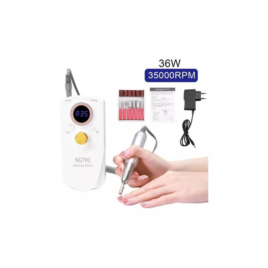 Dremel Portatil Recargable 36w 35.000rpm Manicure Pedicure -3