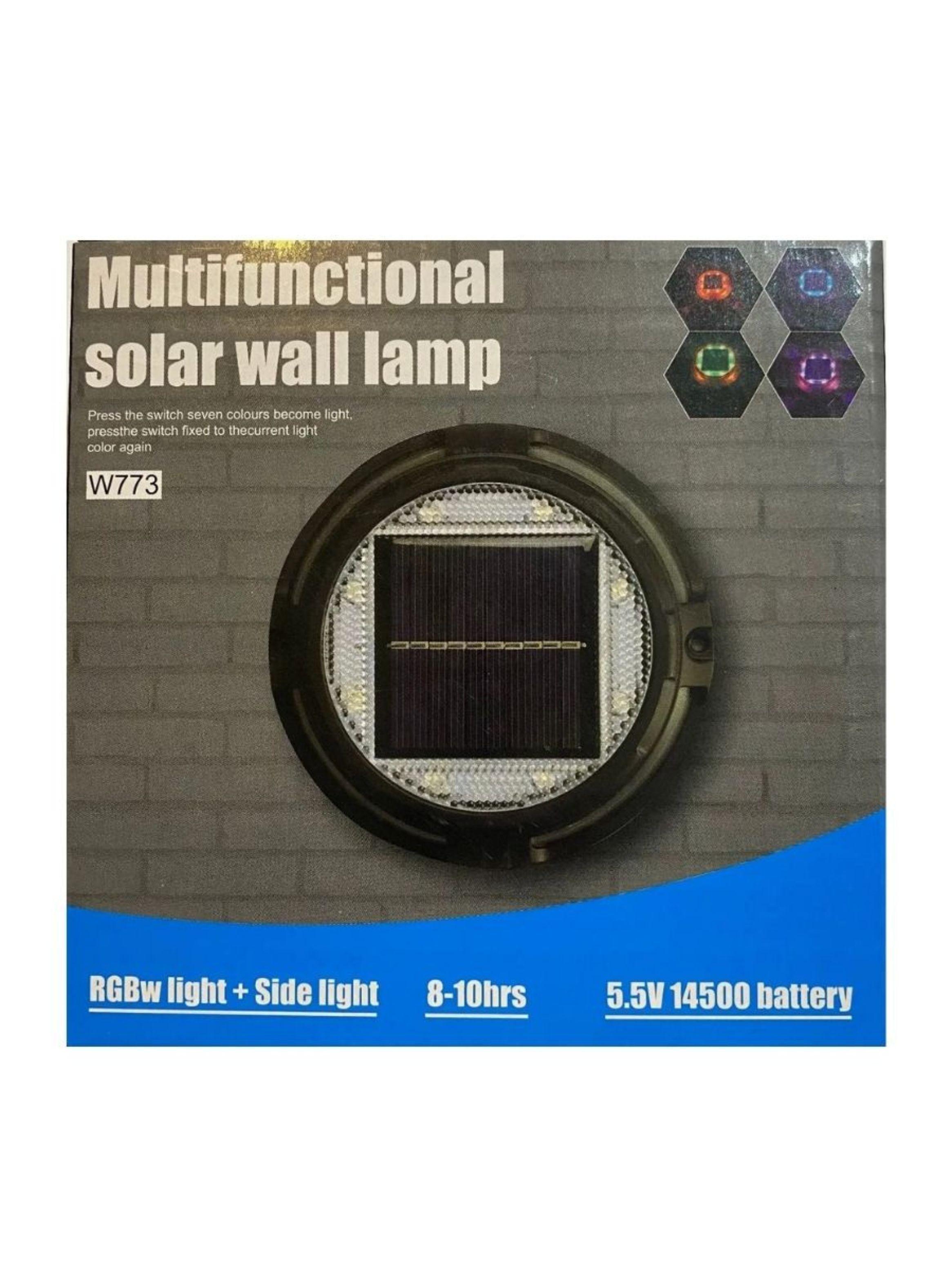 Foco Luz Solar para Pared o Estaca Piso Jardin Exteriores-4