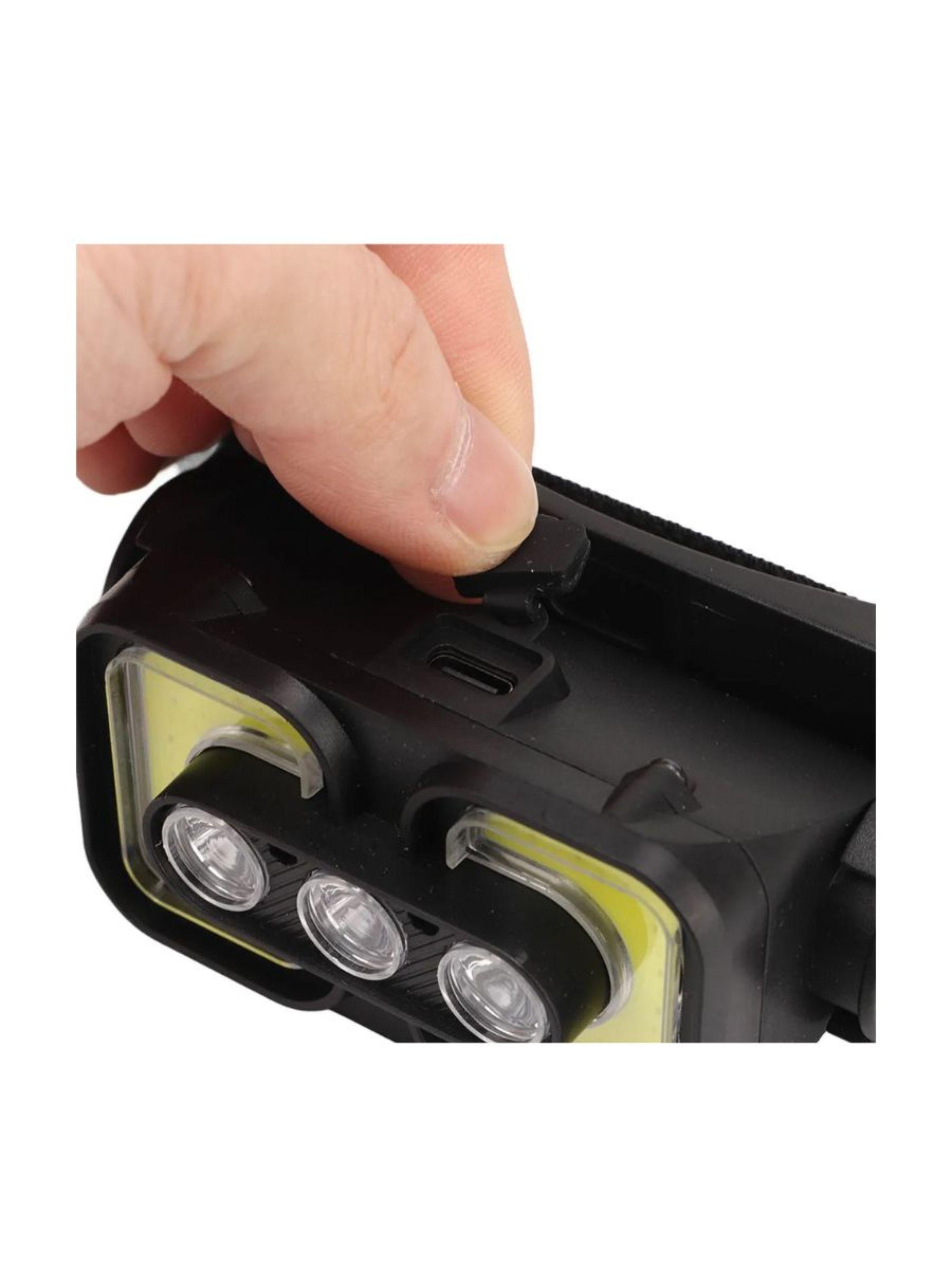 Linterna Foco Minero Recargable Usb Para Camping Minero-1