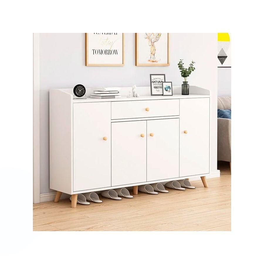 Mueble Organizador 120cmx30x84cm De Madera 4 Puertas-1