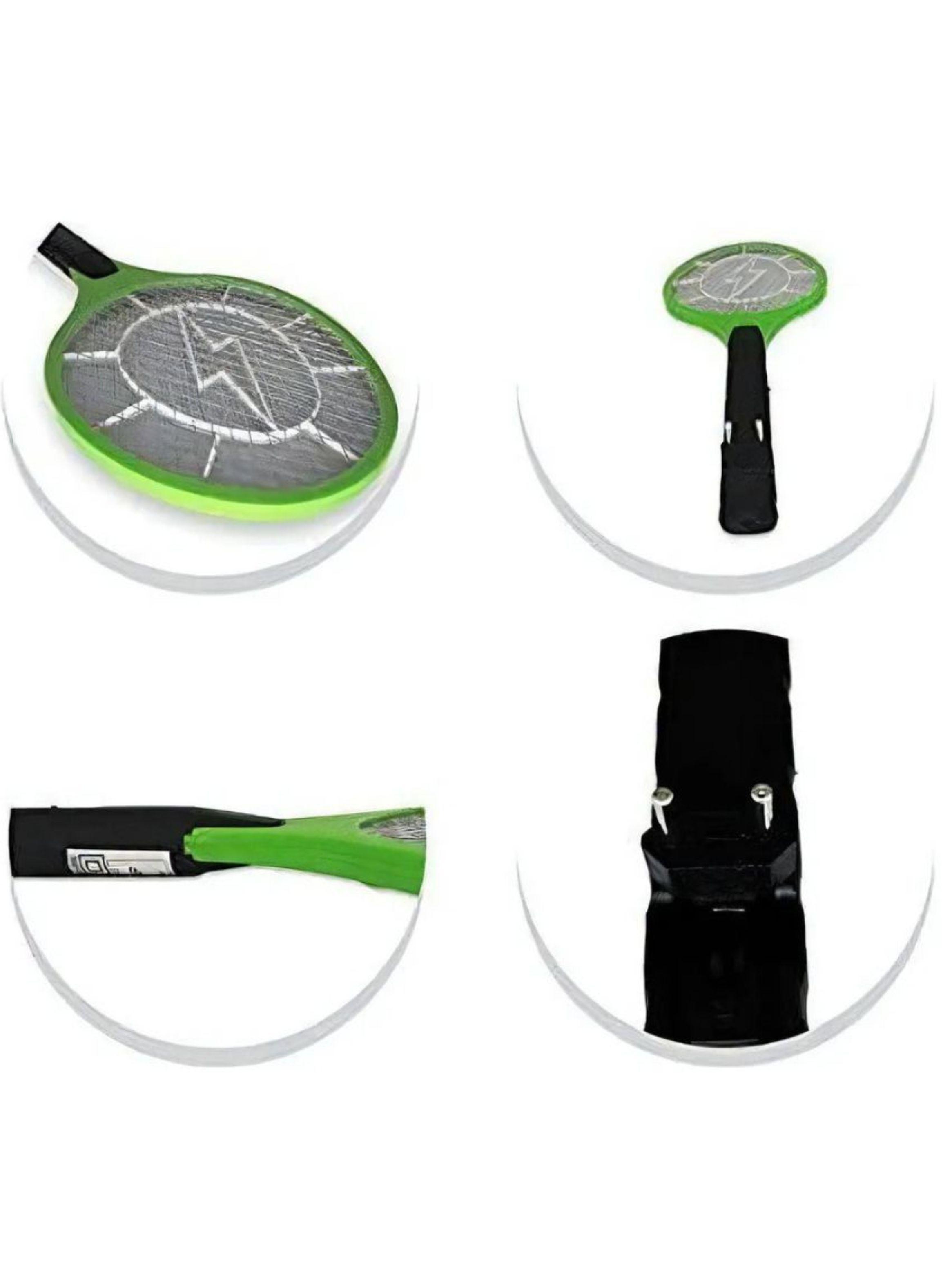 Raqueta Eléctrica Recargable Para Matar Mosquitos -3
