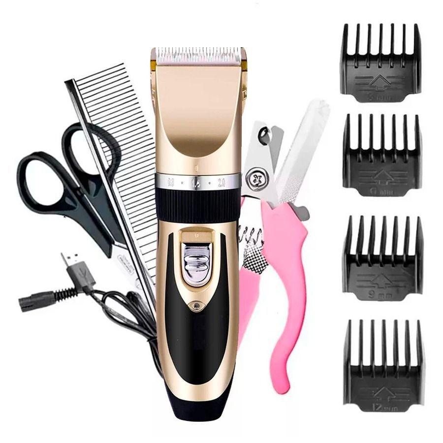 Kit Máquina Cortadora De Pelo Portátil Para Mascotas-4