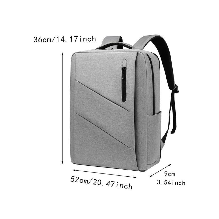 Bolsa De Viaje Portátil Mochila Gris-3