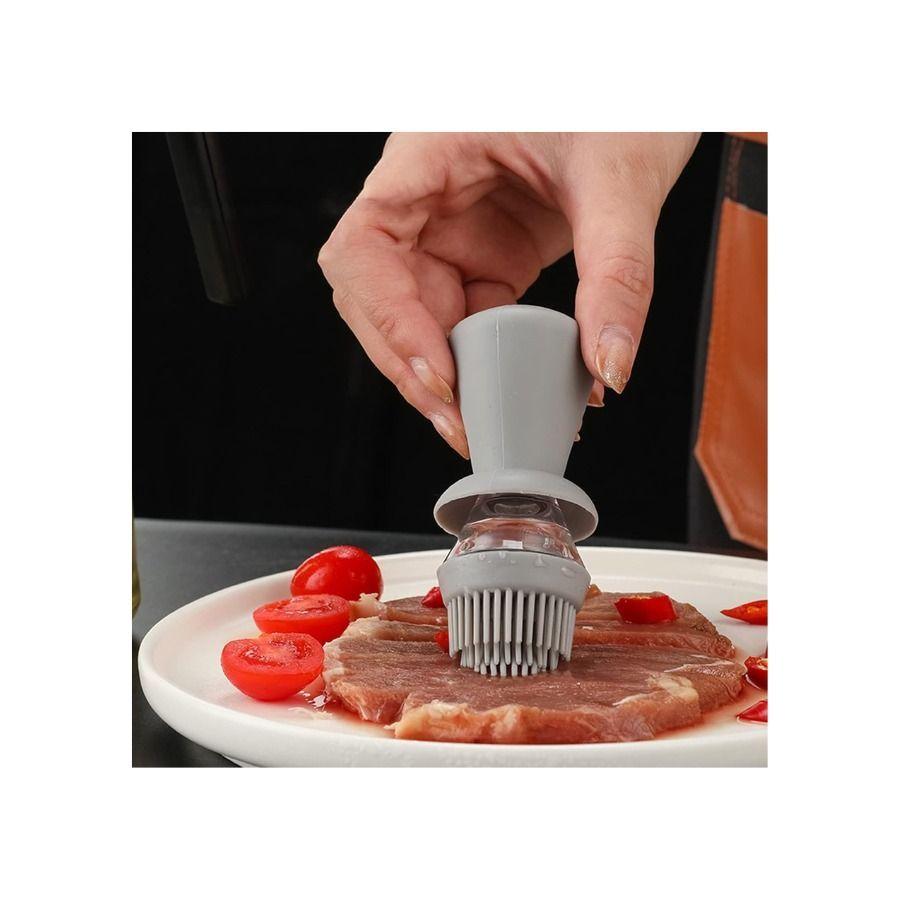 Dispensador de aceite con cepillo utensilio botella aceitera cocina-1