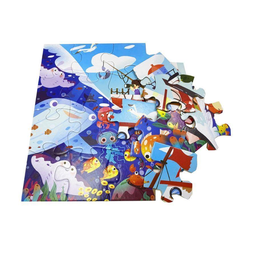 Rompecabezas Mundo Marino Para Niños-3