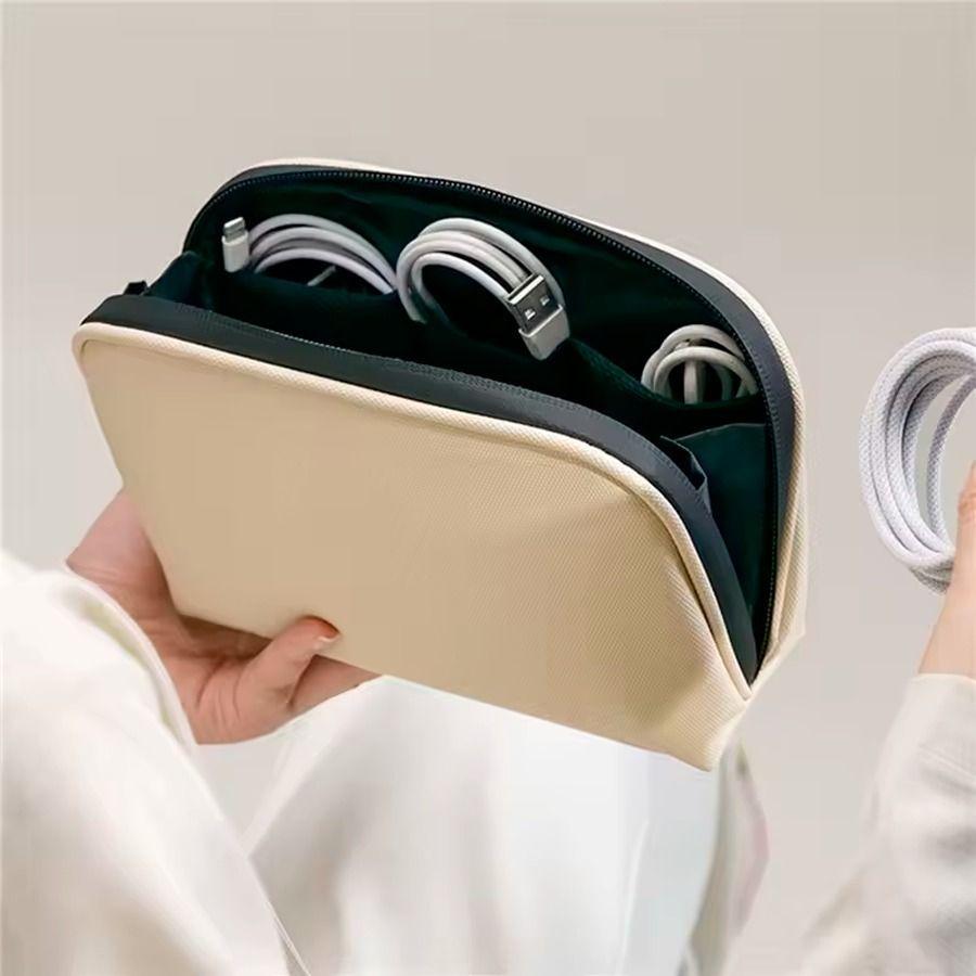 Bolso De Almacenamiento Organizador Portátil Para Electrónicos Y Accesorios-4
