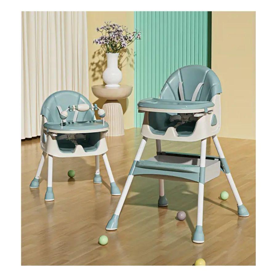 Silla De Bebe Para Comer Multiuso Plegable 2 En 1-2