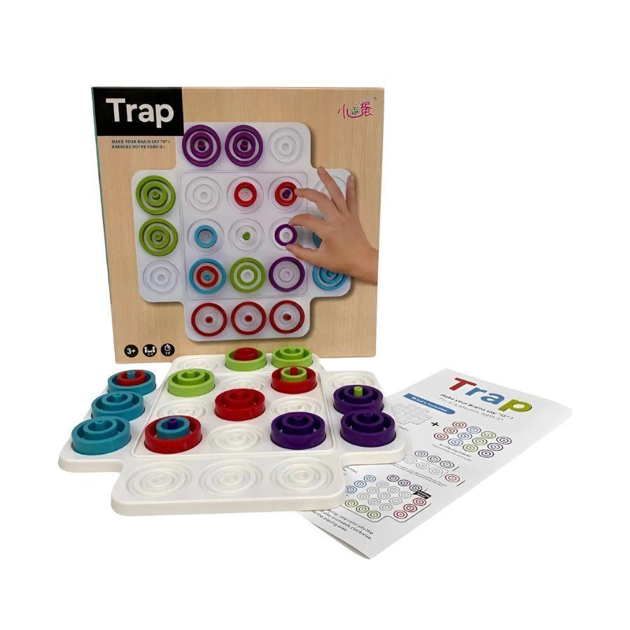 Juego De Mesa Argollas Trap Para Niños-4