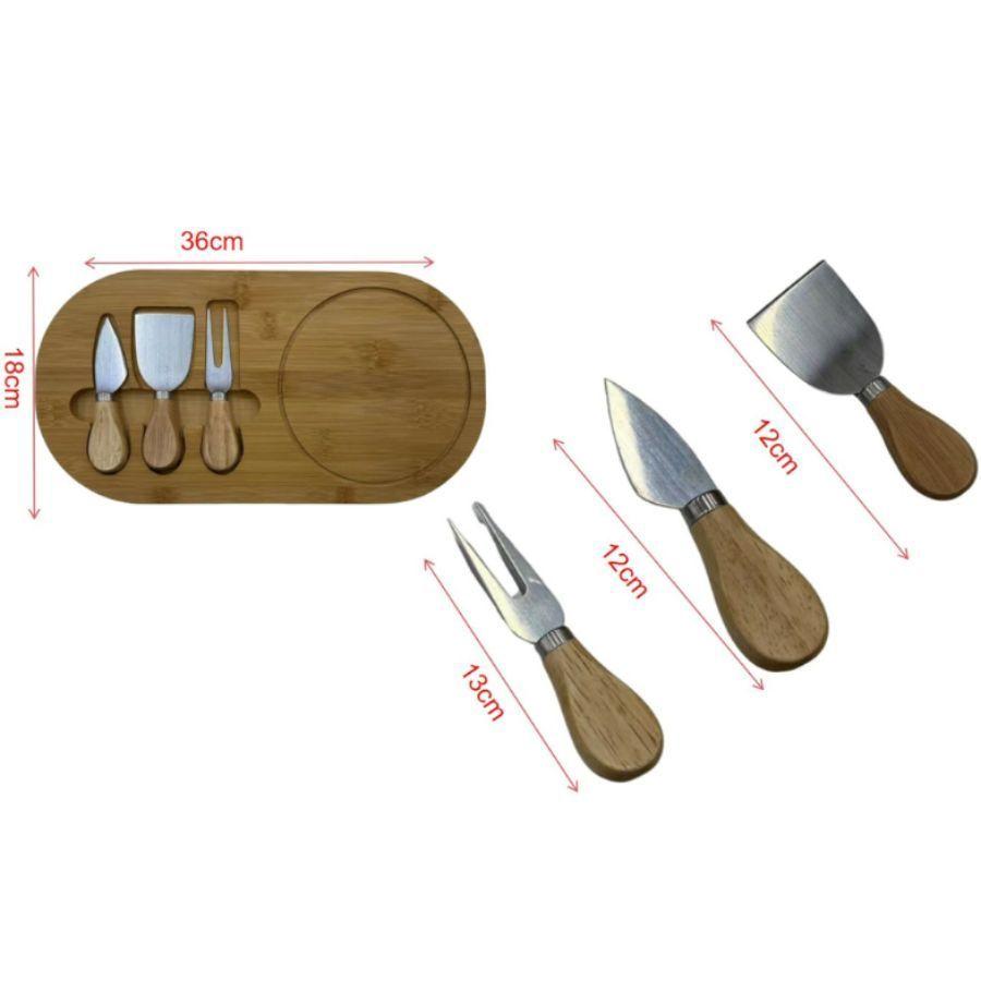 Bandeja Tabla y Accesorios Para Quesos y Picoteo -2