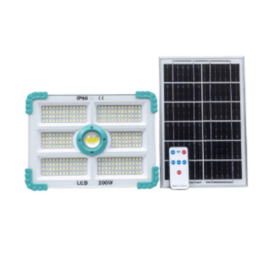 Lámpara 188 LED Solar Portátil Recargable 100W-4