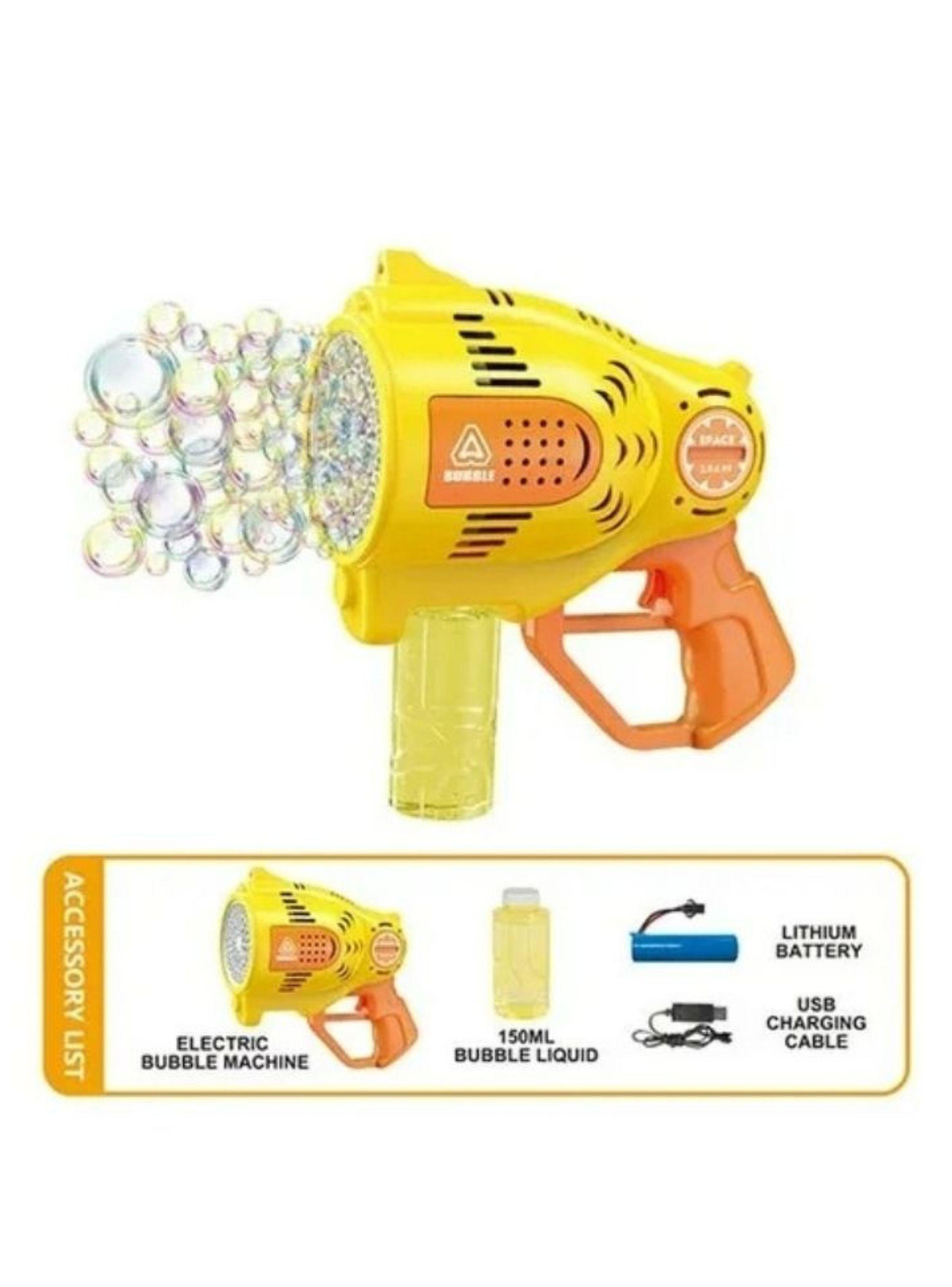 Pistola de Burbujas Recargable Juguete Infantil-4