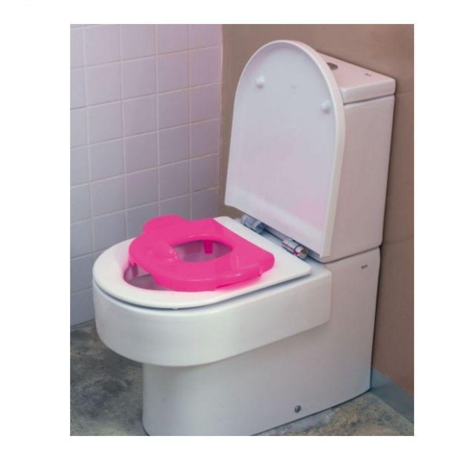Pelela Bacinica Infantil Baño Corona Rosa -2