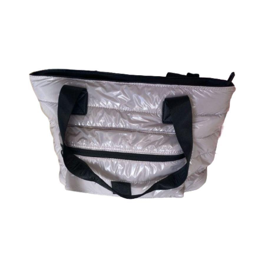 Bolso De Mano Acolchado Con Bolsillo-0