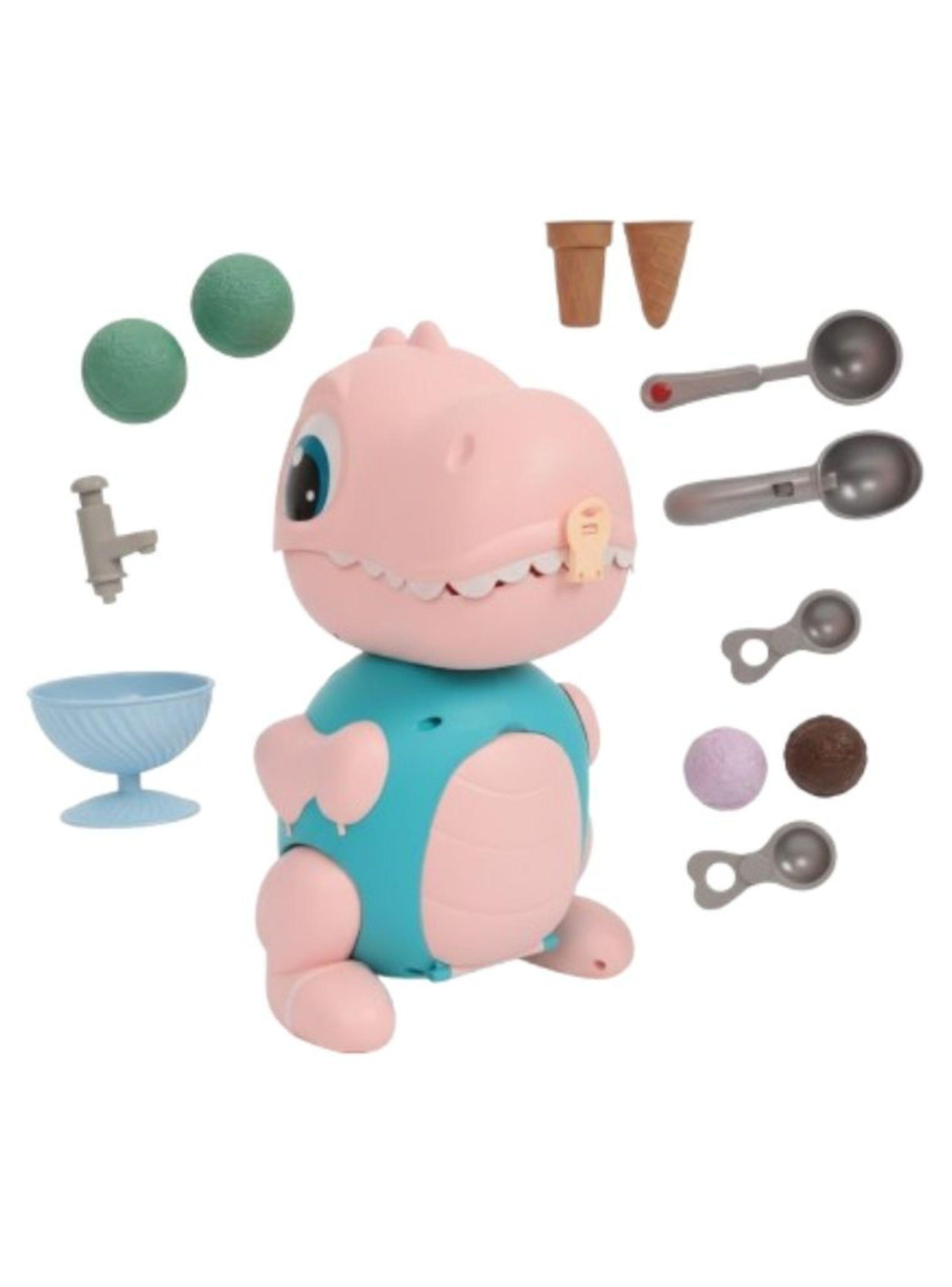 Maleta Dinosaurio Helados Juguete Manual Heladería 20 Piezas-1