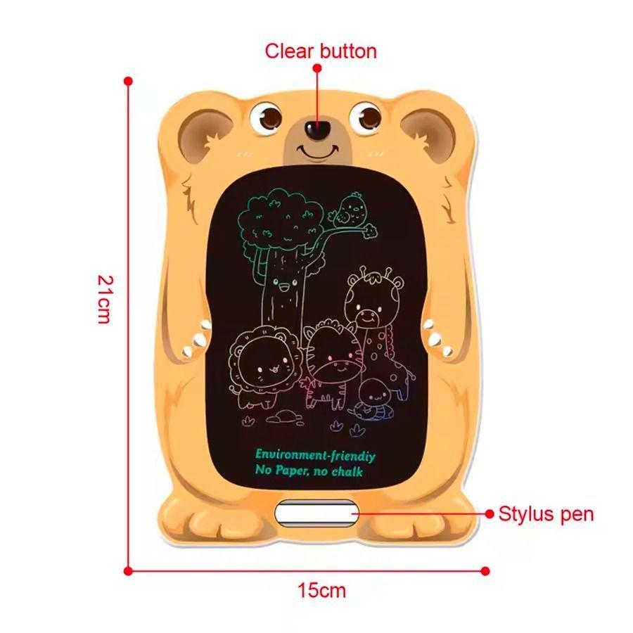 Mini Pizarra De dibujos Lcd Para Niños Diseño De Tigre-4