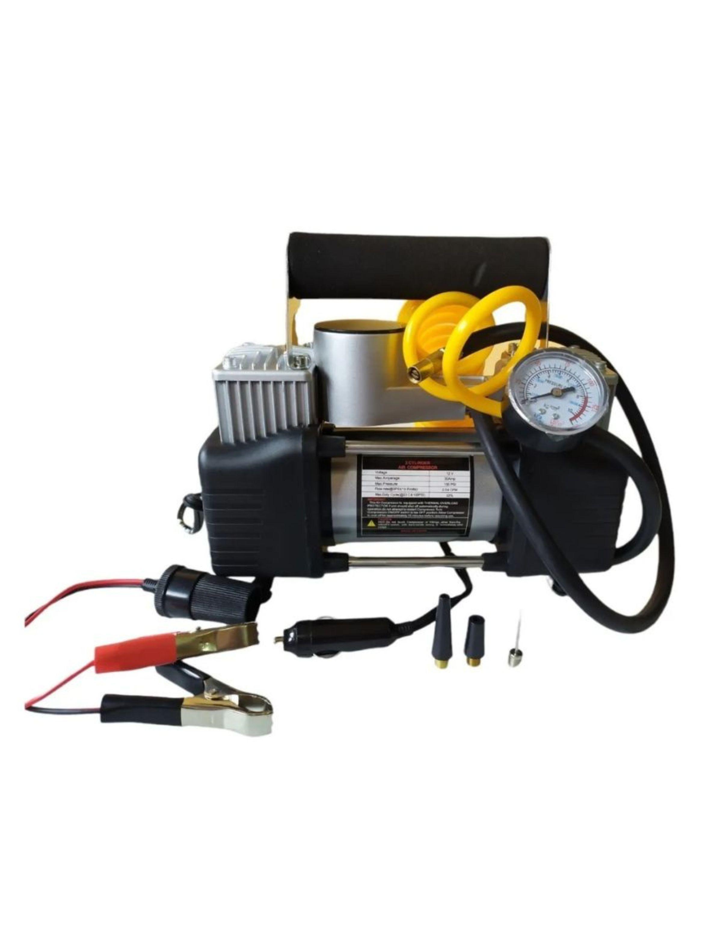 Compresor De Aire Portátil Para Carro Moto 150psi 12v-3