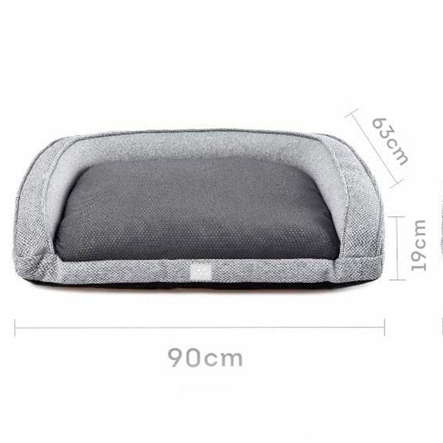 Cama Antibacteriana Y Cómoda Para Perros 90x63x19cm-2