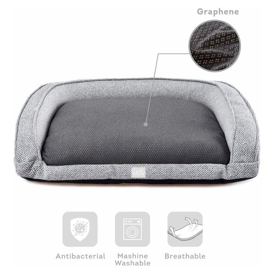 Cama Antibacteriana Y Cómoda Para Perros 90x63x19cm-4