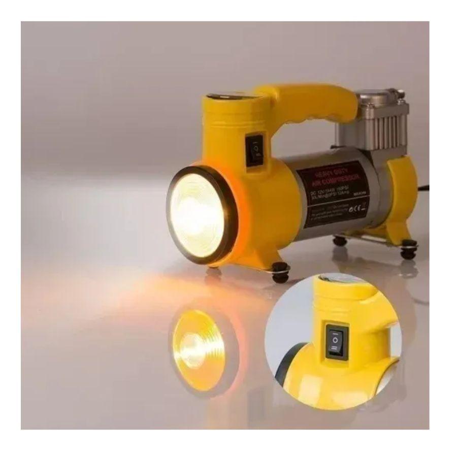 Mini Compresor De Aire 150 PSI 12V De Autos Con Luz-4