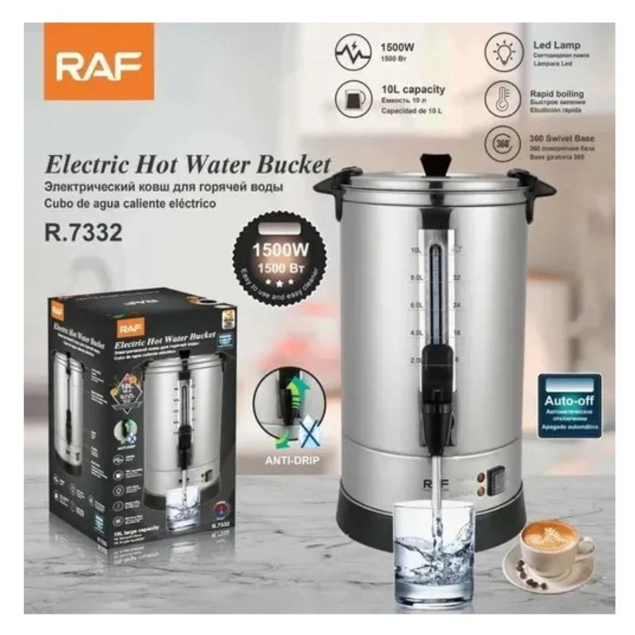 Hervidor Eléctrico De Gran Capacidad 10 L 1500w Raf R.7332 Plateado-3