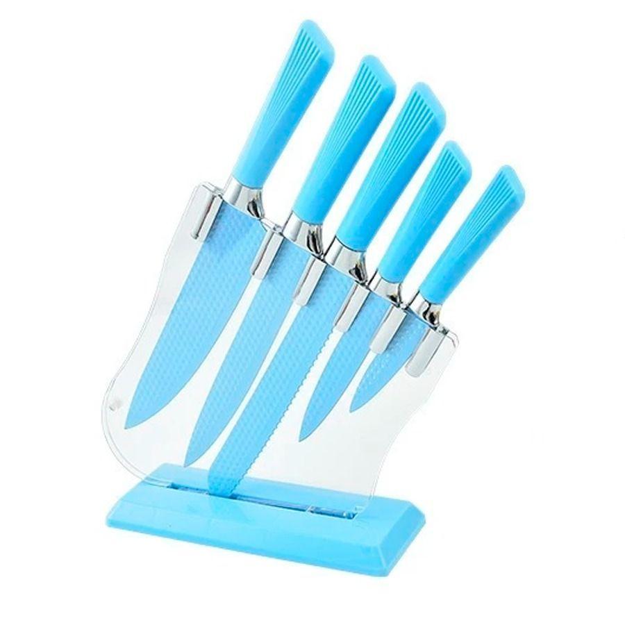 Set De Cuchillos 5 Pcs Azul-0