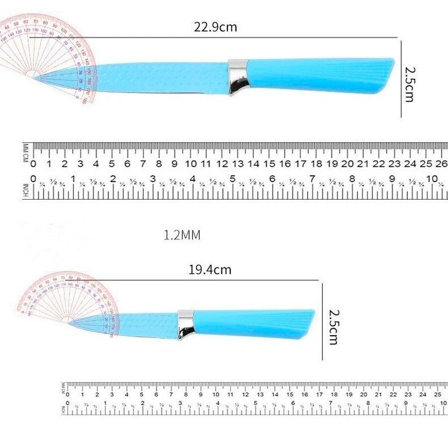 Set De Cuchillos 5 Pcs Azul-1