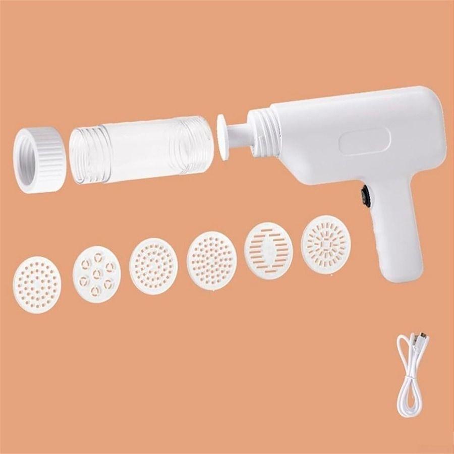 Máquina Para Pasta Portátil De Acero Inoxidable 6 Moldes-3