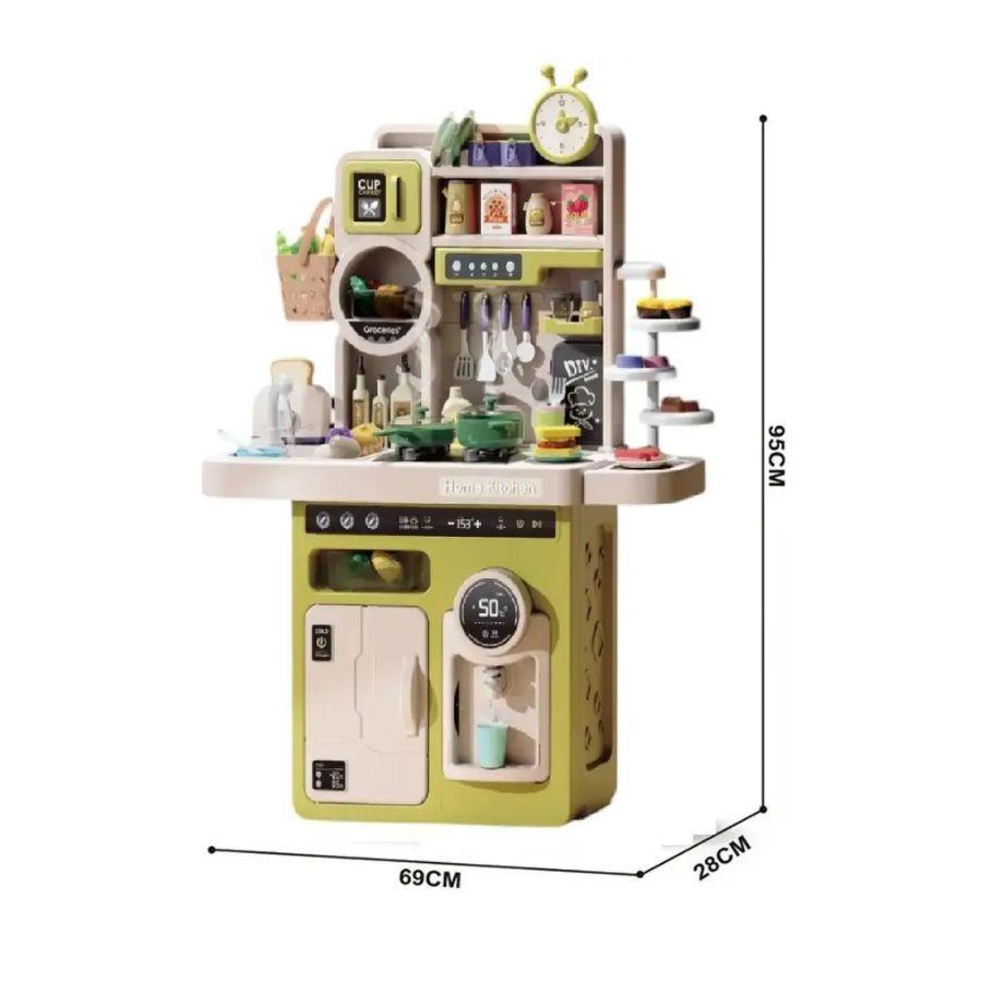 Juego De Cocina Infantil Con Luz Agua 93 Piezas -2