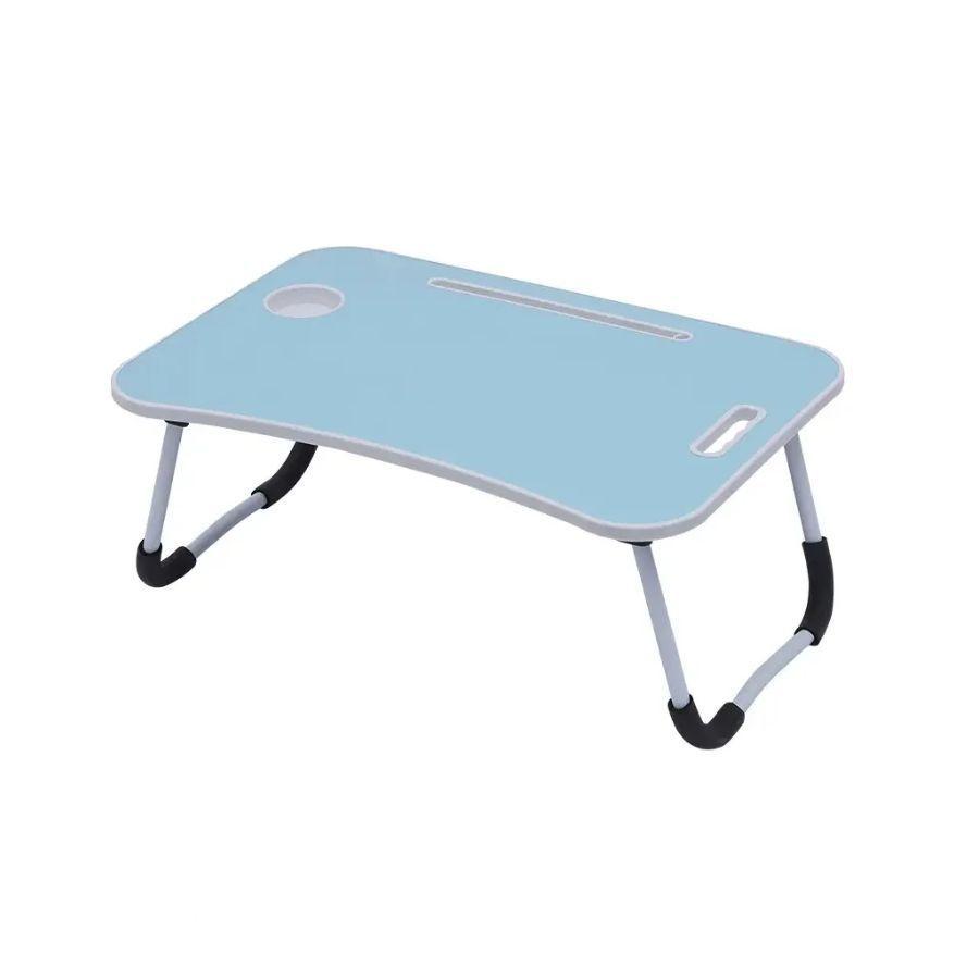 Escritorio Portátil Mesa Plegable Para Cama Azul-0
