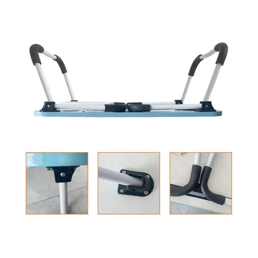 Escritorio Portátil Mesa Plegable Para Cama Azul-3