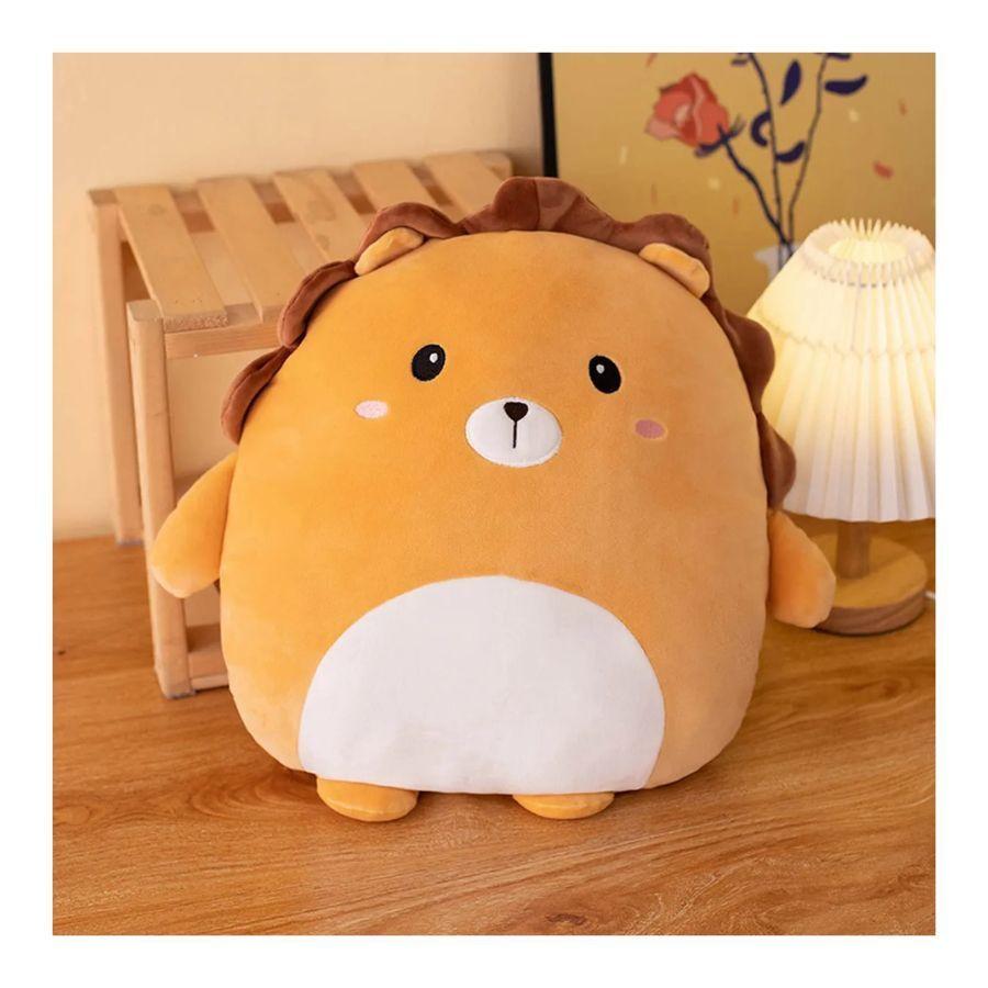 Peluche Almohada Cojín Infantil De Leon 40cm-3