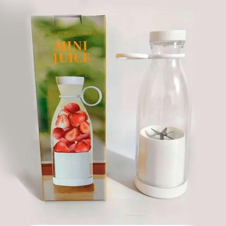 Mini Licuadora Portátil Recargable de 4 Cuchillas-4