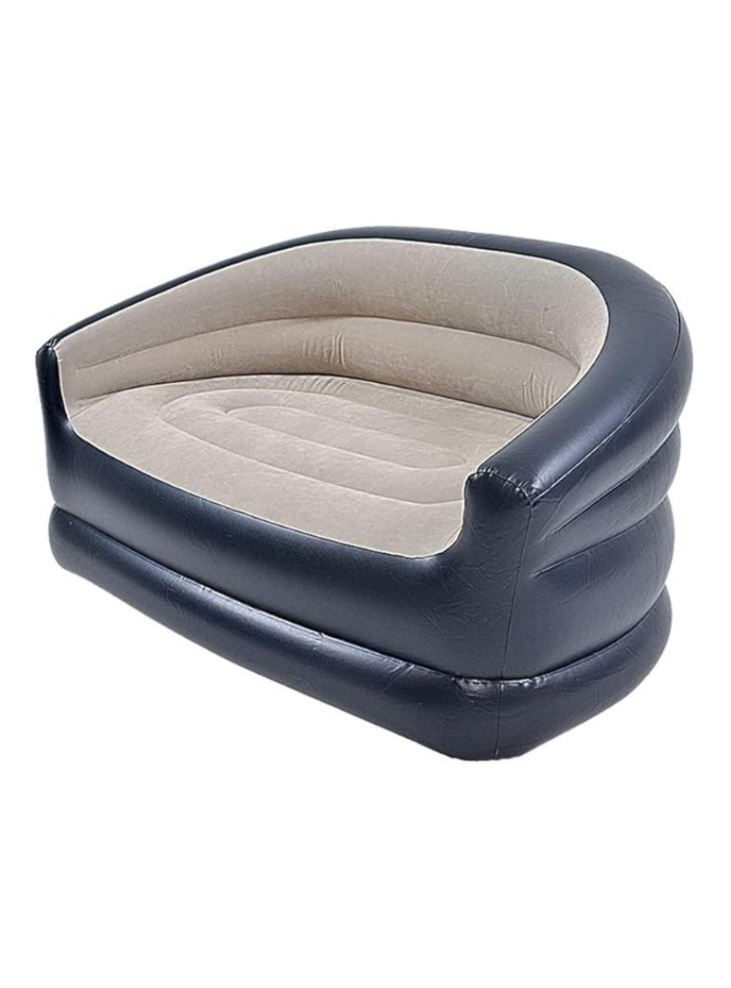 Sofá Inflable Doble Para Acampar Y Hogar Tumbona Portátil -0