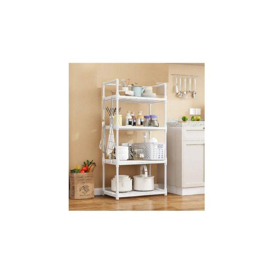 Estante de cocina organizador 4 niveles multiuso hogar blanco -2