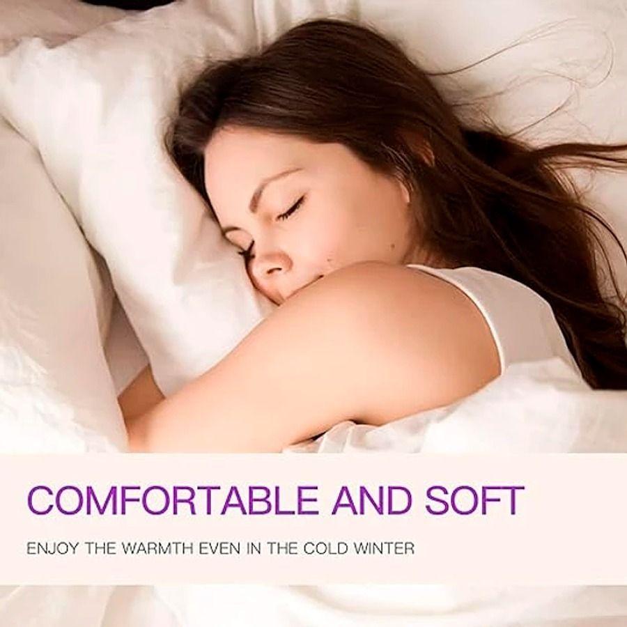 Calienta Cama 2 Plazas Manta Eléctrica 150x180cm Regulable Invierno-3