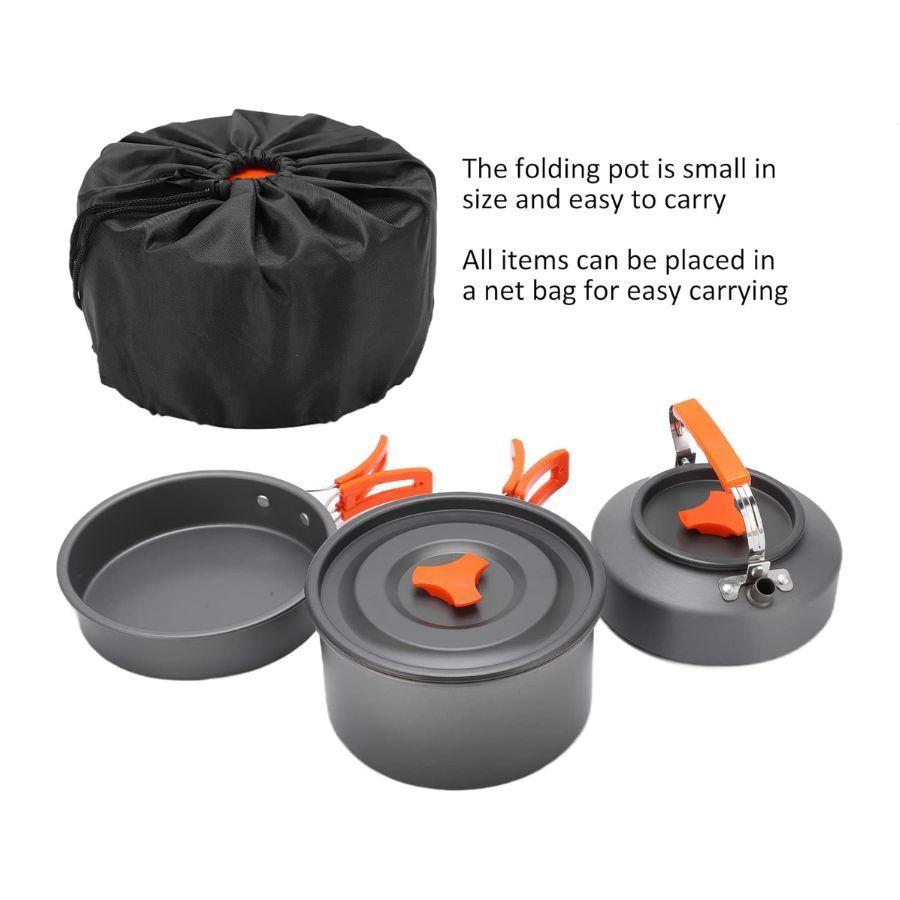 Set de Ollas De Cocina Para Acampar Camping-2