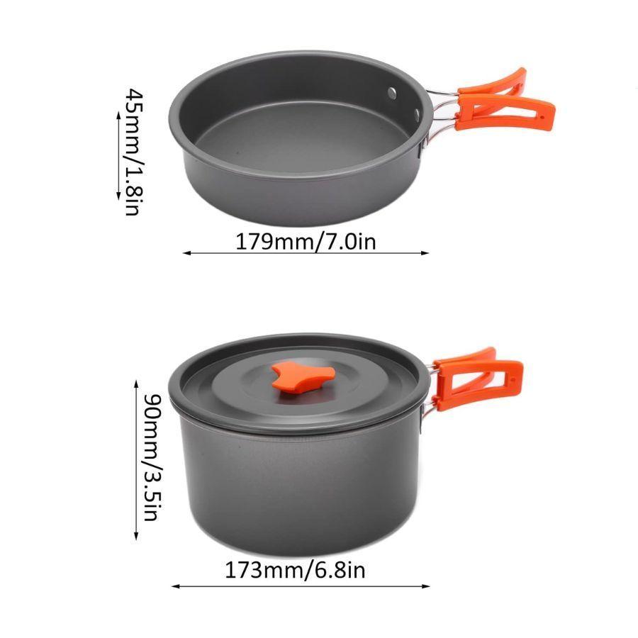 Set de Ollas De Cocina Para Acampar Camping-4
