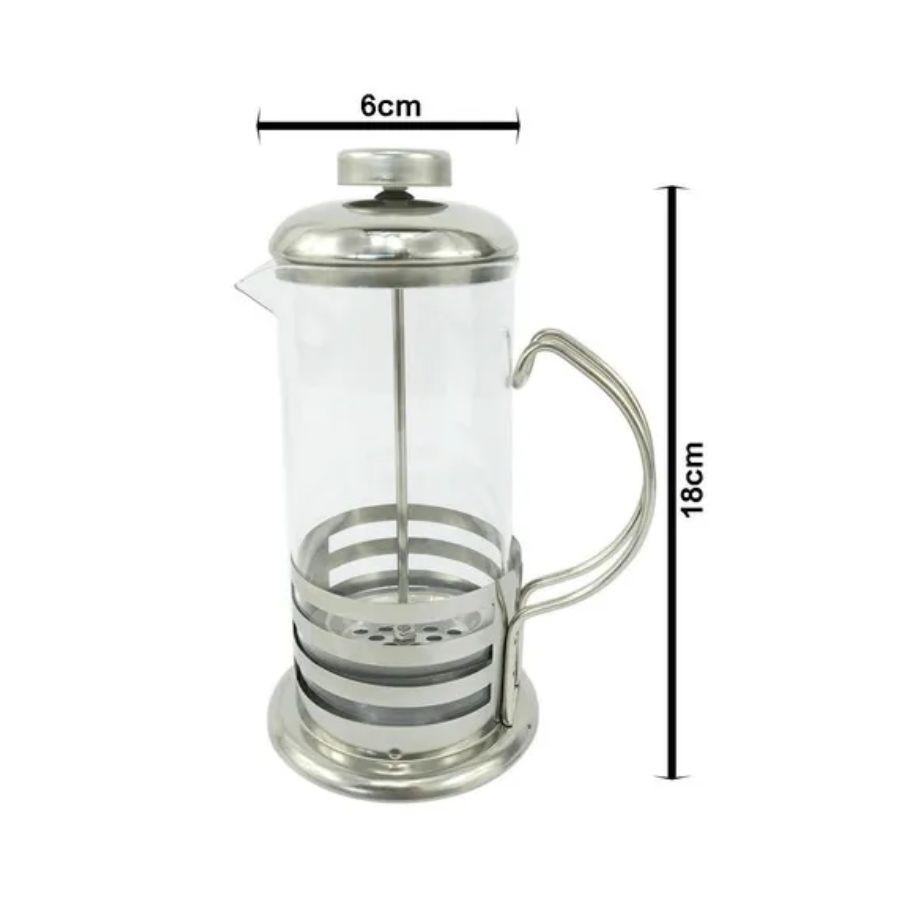 Cafetera Francesa De Cristal Y Acero Inoxidable 350 ml-2