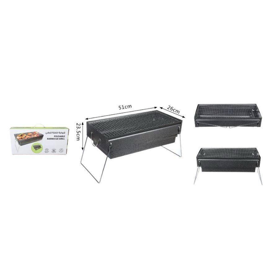 Parrillera Plegable De Carbón Portátil-3