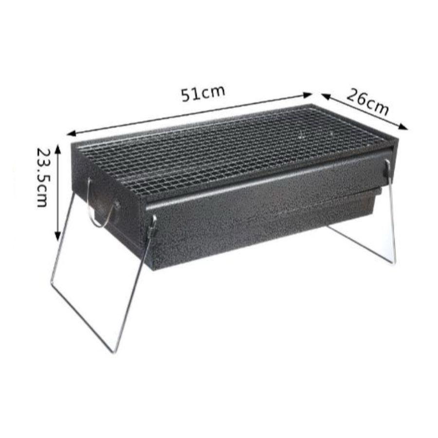 Parrillera Plegable De Carbón Portátil-5