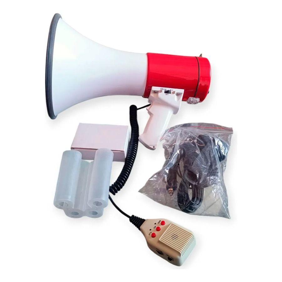 Megáfono Altavoz Recargable De Mano 50W-1
