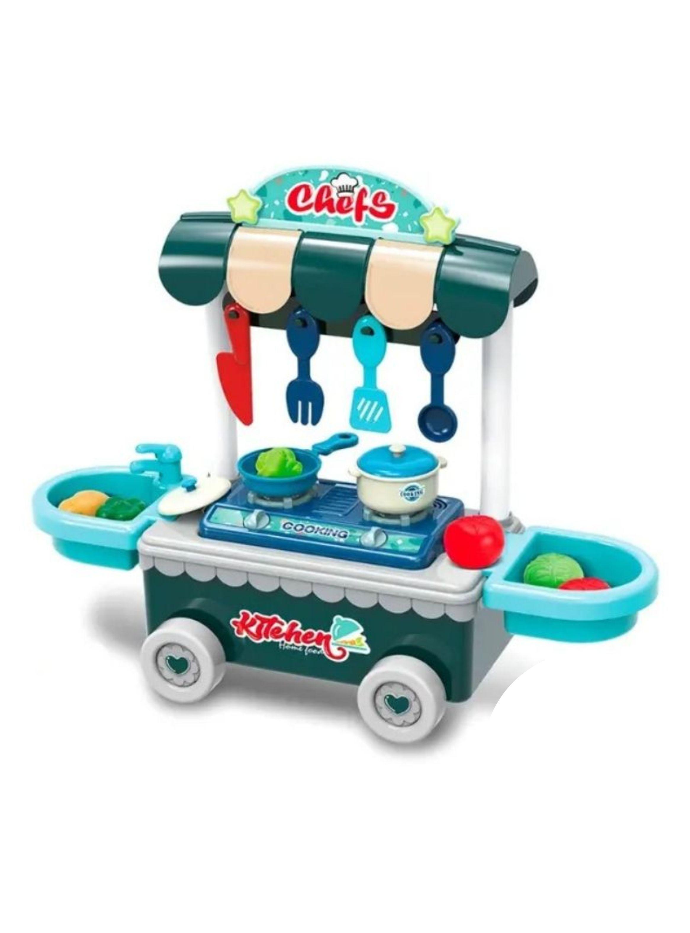Set Juego Carrito de Cocina Kitchen Star 24pcs-0