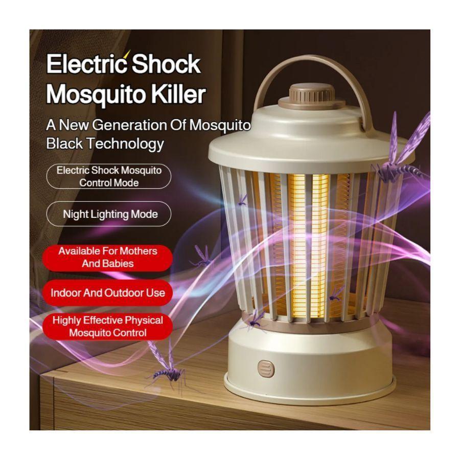 Lámpara Eléctrica Anti Mosquitos UV Blanca-4
