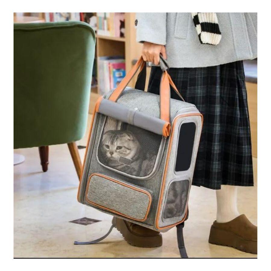 Bolso Mochila de Transporte Para Gatos -3