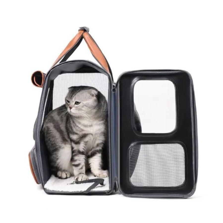 Bolso Mochila de Transporte Para Gatos -6