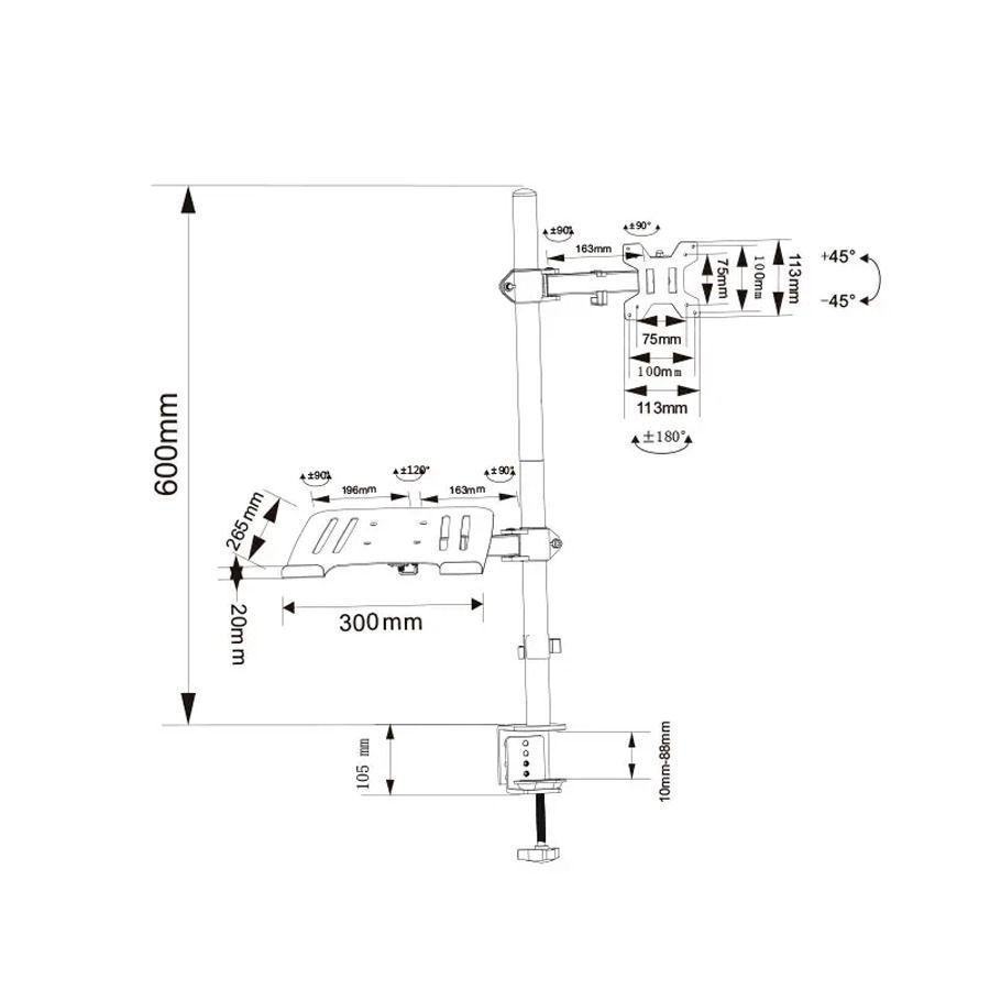 Soporte Multifuncional Para Monitor De Escritorio Z012-2