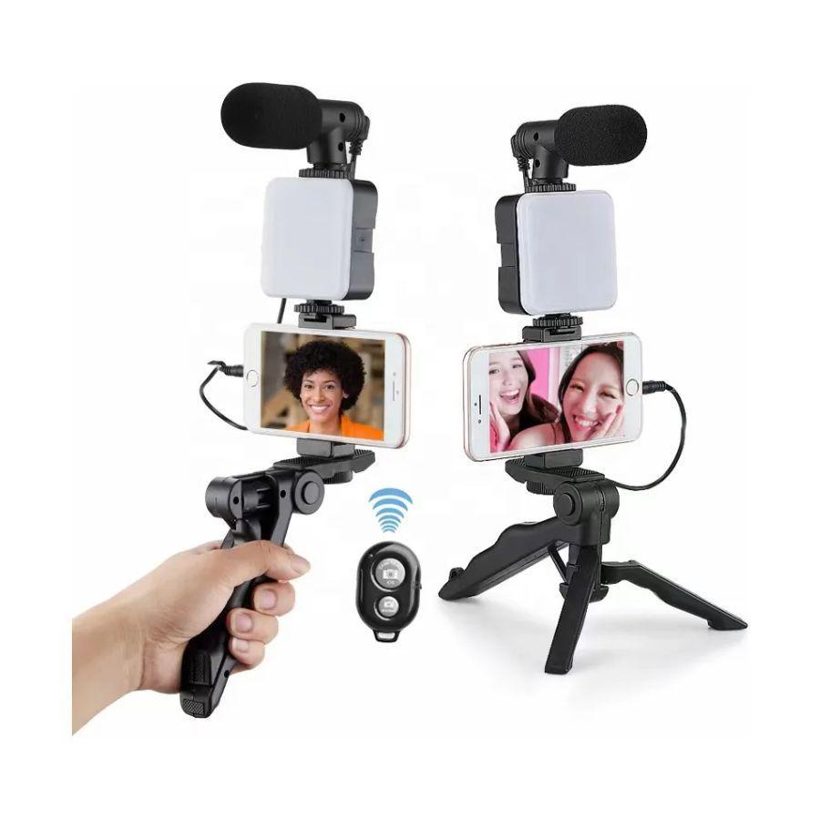 Kit Para Grabación Soporte Estabilizador Para Teléfono 3 Ejes-2